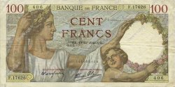 100 Francs SULLY FRANCE  1940 F.26.43 TTB