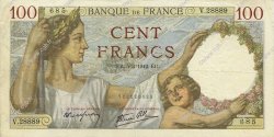 100 Francs SULLY FRANCIA  1942 F.26.67 EBC