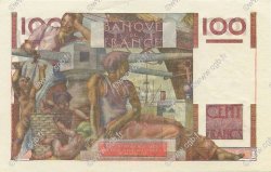 100 Francs JEUNE PAYSAN FRANKREICH  1952 F.28.33 VZ+