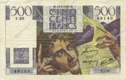 500 Francs CHATEAUBRIAND FRANCE  1946 F.34.06 VF+