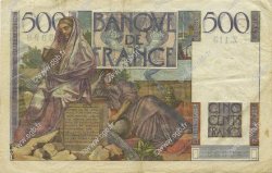 500 Francs CHATEAUBRIAND FRANCE  1952 F.34.09 VF