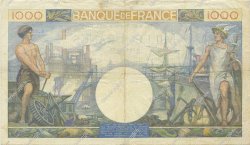 1000 Francs COMMERCE ET INDUSTRIE FRANCIA  1940 F.39.02 MBC+