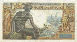 1000 Francs DÉESSE DÉMÉTER FRANCIA  1942 F.40.07 MBC