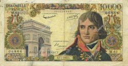 10000 Francs BONAPARTE FRANCIA  1957 F.51.07 BC a MBC