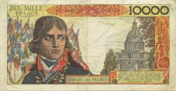 10000 Francs BONAPARTE FRANCIA  1957 F.51.07 BC a MBC
