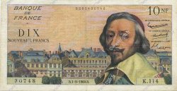 10 Nouveaux Francs RICHELIEU FRANCE  1960 F.57.10 TB+