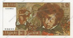 10 Francs BERLIOZ FRANCE  1974 F.63.04 AU-