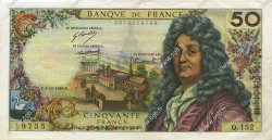 50 Francs RACINE FRANCIA  1969 F.64.15 q.AU
