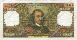 100 Francs CORNEILLE FRANKREICH  1973 F.65.44 fVZ