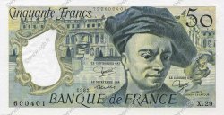 50 Francs QUENTIN DE LA TOUR FRANKREICH  1982 F.67.08 fST+