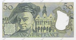 50 Francs QUENTIN DE LA TOUR FRANCIA  1988 F.67.14 FDC