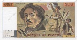 100 Francs DELACROIX modifié FRANCE  1988 F.69.12 NEUF
