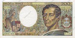200 Francs MONTESQUIEU FRANKREICH  1992 F.70.12a VZ+