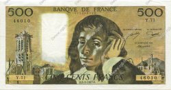 500 Francs PASCAL FRANCIA  1977 F.71.16 EBC+
