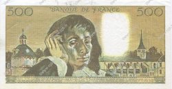 500 Francs PASCAL FRANKREICH  1992 F.71.50 VZ+