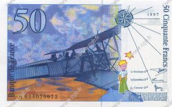 50 Francs SAINT-EXUPÉRY modifié  FRANCE  1997 F.73.04 NEUF