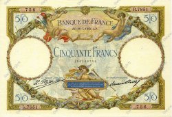 50 Francs LUC OLIVIER MERSON type modifié FRANCE  1931 F.16.02 XF