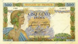 500 Francs LA PAIX  FRANCE  1942 F.32.41 pr.NEUF