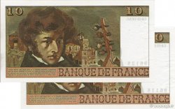 10 Francs BERLIOZ sans signatures Lot FRANKREICH  1973 F.63bis.01 VZ+