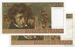 10 Francs BERLIOZ sans signatures Lot FRANCIA  1973 F.63bis.01 EBC+