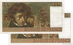 10 Francs BERLIOZ sans signatures Lot FRANCIA  1973 F.63bis.01 SPL+