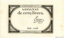 5 Livres FRANCE  1793 Ass.46a pr.NEUF