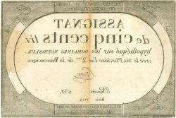 500 Livres FRANCIA  1794 Ass.47a q.SPL