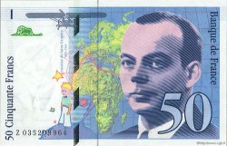 50 Francs SAINT-EXUPÉRY modifié FRANCE  1997 F.73.04 UNC