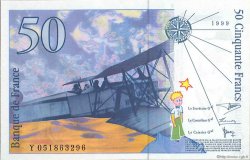 50 Francs SAINT-EXUPÉRY modifié FRANCE  1999 F.73.05 UNC