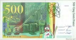 500 Francs PIERRE ET MARIE CURIE FRANKREICH  1995 F.76.02 fST+