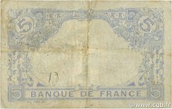 5 Francs BLEU FRANCE  1915 F.02.31 F+