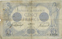 5 Francs BLEU FRANCE  1915 F.02.32 VG