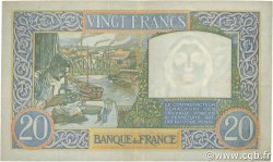 20 Francs TRAVAIL ET SCIENCE FRANCE  1940 F.12.03 VF