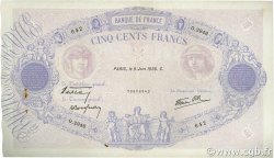 500 Francs BLEU ET ROSE modifié FRANCIA  1938 F.31.14 BB