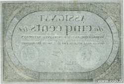 500 Livres FRANCE  1794 Ass.47a VF+