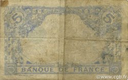 5 Francs BLEU FRANCIA  1915 F.02.31 RC+