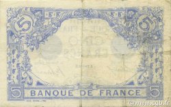 5 Francs BLEU FRANKREICH  1916 F.02.45 SS