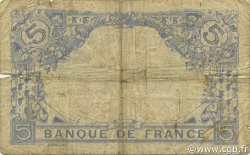 5 Francs BLEU FRANKREICH  1916 F.02.45 SGE