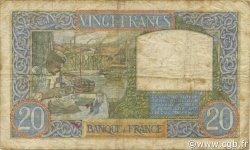 20 Francs TRAVAIL ET SCIENCE FRANCE  1940 F.12.08 TB