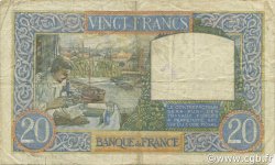 20 Francs TRAVAIL ET SCIENCE FRANCIA  1941 F.12.18 BC