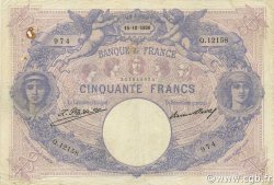 50 Francs BLEU ET ROSE FRANKREICH  1926 F.14.39 S