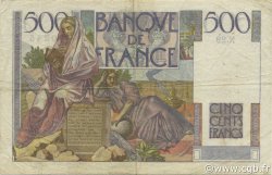 500 Francs CHATEAUBRIAND FRANCE  1945 F.34.02 VF