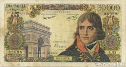 10000 Francs BONAPARTE FRANCIA  1957 F.51.09 RC+