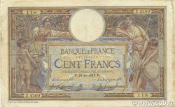 100 Francs LUC OLIVIER MERSON sans LOM FRANCIA  1917 F.23.09a q.BB