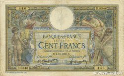 100 Francs LUC OLIVIER MERSON sans LOM FRANCIA  1922 F.23.15 MB