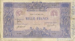 1000 Francs BLEU ET ROSE FRANCIA  1916 F.36.30 q.MB