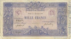 1000 Francs BLEU ET ROSE FRANKREICH  1919 F.36.34 fS