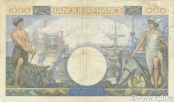 1000 Francs COMMERCE ET INDUSTRIE FRANCE  1940 F.39.01 VF