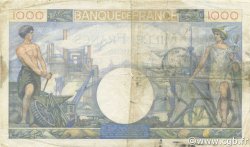1000 Francs COMMERCE ET INDUSTRIE FRANCE  1940 F.39.01 F+