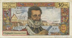 50 Nouveaux Francs HENRI IV FRANCIA  1959 F.58.04 BB